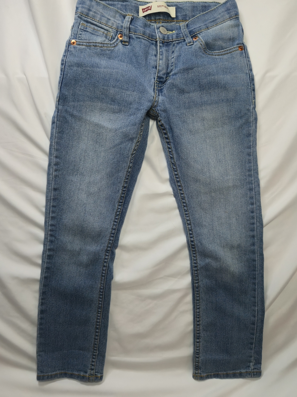 Levi's 511 Men's Light Wash Slim Straight Jeans - Blue